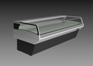 External horizontal fresh cabinet