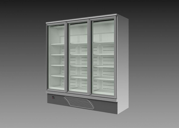 Built-in refrigerated door cabinet